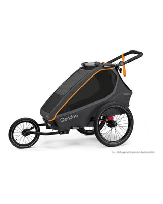 Fahrradanhänger – Qeridoo – Kidgoo 1 Fidlock Edition – Orange