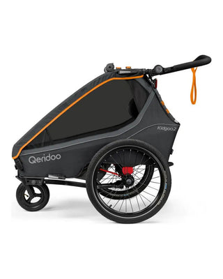 Fahrradanhänger – Qeridoo – Kidgoo 2 Fidlock Edition – Orange