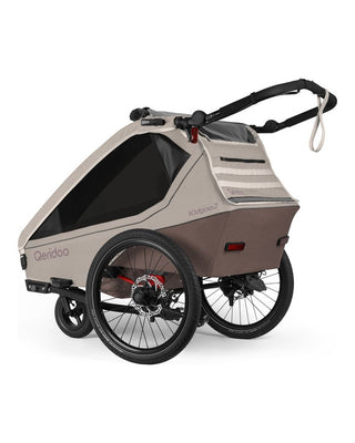 Fahrradanhänger – Qeridoo – Kidgoo 2 Pro – Barista Brown
