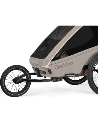 Fahrradanhänger – Qeridoo – Kidgoo 2 Pro – Barista Brown
