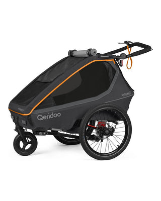 Fahrradanhänger – Qeridoo – Kidgoo 2 Sport Gen 2 – Orange