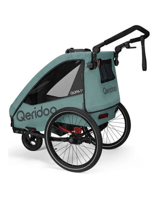 Fahrradanhänger – Qeridoo – Qupa 1 Plus – Mineral Blue