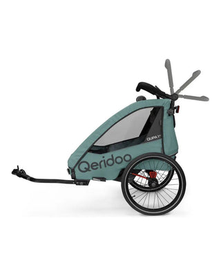 Fahrradanhänger – Qeridoo – Qupa 1 Plus – Mineral Blue