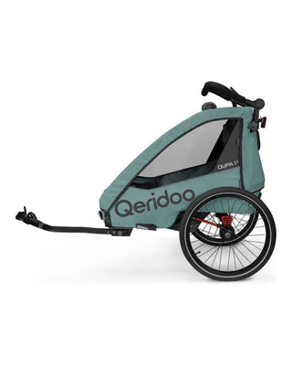 Fahrradanhänger – Qeridoo – Qupa 1 Plus – Mineral Blue