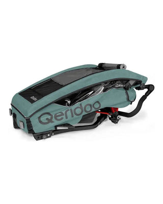 Fahrradanhänger – Qeridoo – Qupa 1 Plus – Mineral Blue