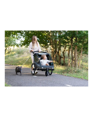 Fahrradanhänger – Qeridoo – Sportrex 2 – Jeans Blue