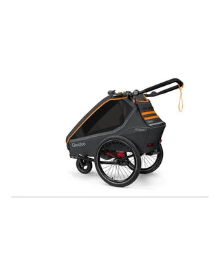 Fahrradanhänger – Qeridoo – Kidgoo 1 Fidlock Edition – Orange