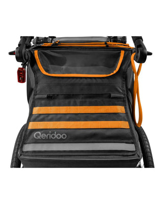 Fahrradanhänger – Qeridoo – Kidgoo 1 Fidlock Edition – Orange