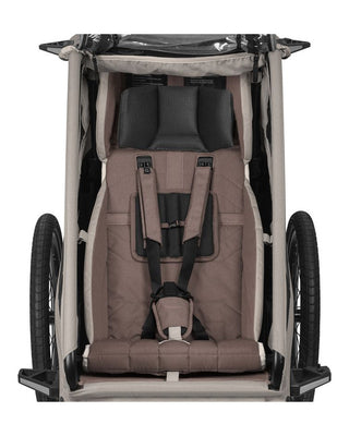 Fahrradanhänger – Qeridoo – Kidgoo 1 Pro – Barista Brown
