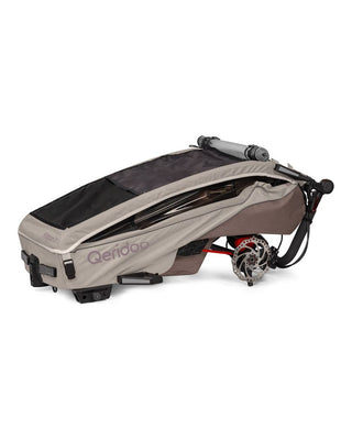 Fahrradanhänger – Qeridoo – Kidgoo 1 Pro – Barista Brown
