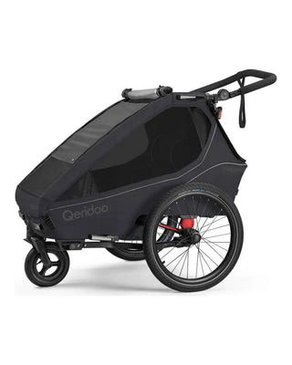 Fahrradanhänger – Qeridoo – Kidgoo 2 – Phantom Grey