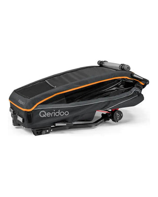 Fahrradanhänger – Qeridoo – Kidgoo 2 Fidlock Edition – Orange
