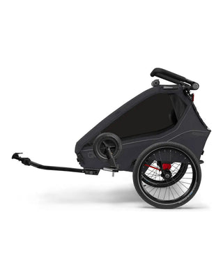 Fahrradanhänger – Qeridoo – Kidgoo 2 – Phantom Grey