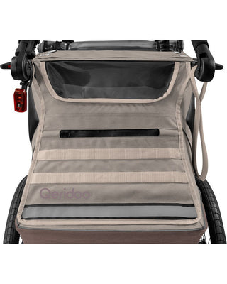 Fahrradanhänger – Qeridoo – Kidgoo 2 Pro – Barista Brown