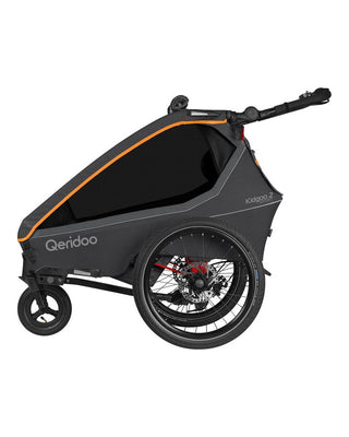 Fahrradanhänger – Qeridoo – Kidgoo 2 Sport Gen 2 – Orange