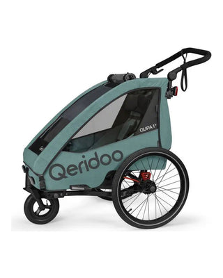 Fahrradanhänger – Qeridoo – Qupa 1 Plus – Mineral Blue