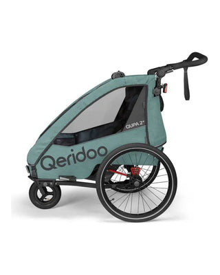 Fahrradanhänger – Qeridoo – Qupa 2 Plus – Mineral Blue