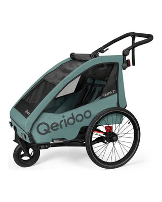 Fahrradanhänger – Qeridoo – Qupa 2 Plus – Mineral Blue