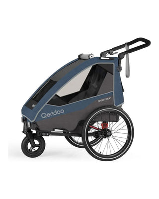 Fahrradanhänger – Qeridoo – Sportrex 1 – Jeans Blue