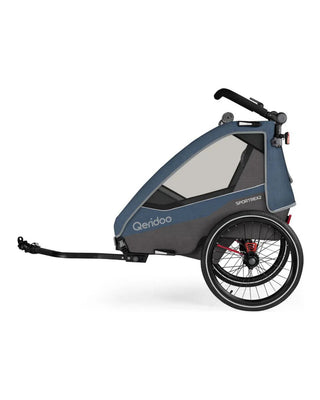 Fahrradanhänger – Qeridoo – Sportrex 2 – Jeans Blue