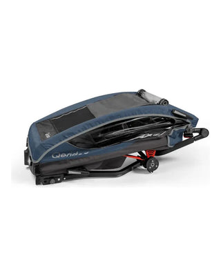 Fahrradanhänger – Qeridoo – Sportrex 2 – Jeans Blue