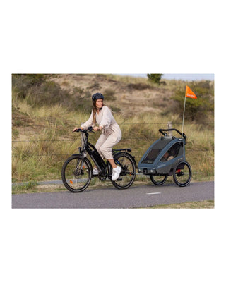 Fahrradanhänger – Qeridoo – Sportrex 2 – Jeans Blue